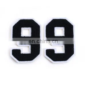 Custom 3D Number Letter Patches Felt Fabric Chenille Patches for Clothing thumbnail-5