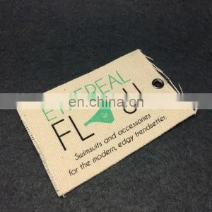 Custom Gift Crownwin Recycled Jeans Paper Hang Tag With Logo Hang Tags thumbnail-1