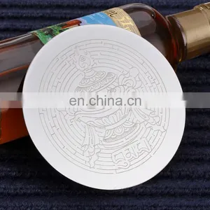 2017 Custome Make Wholesale Low Price Promotion Gifts Aluminium Round Shape Coaster thumbnail-1