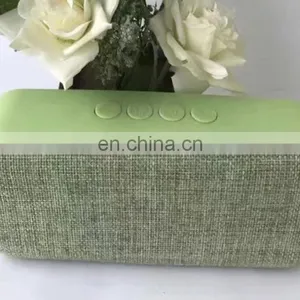 5W*2 Bluetooth Speaker Portable Wireless Stereo Creative Home Outdoor Car Phone Subwoofer With Cloth Fabric thumbnail-5