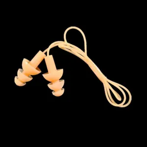 Free Sample Nontoxic Silicone Earplug for Water Sport Use Swimming Accessories thumbnail-3
