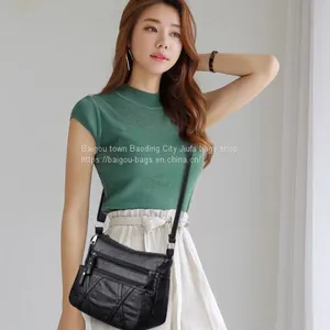 2019 Stonewash Handbag Wash Lady Bag Black Lady Sling Bag thumbnail-1