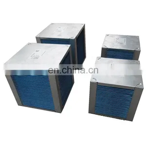 Air Handling Unit Double Folded Edge 0.13mm Thick Aluminum Foils Cross Flow Ventilator Core thumbnail-1