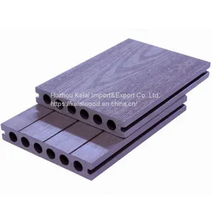 Environmentally WPC Decking Floor in Hollow and Solid Design With Good Price and High Quality WPC Square Hollow Deck thumbnail-1