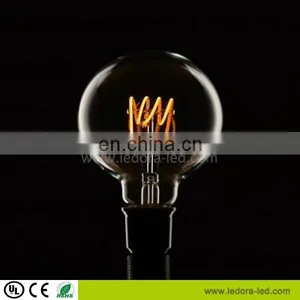 4W 6W 8W Dimmable Ra90 G95 Vintage Soft Spiral Led Filament Bulb thumbnail-5