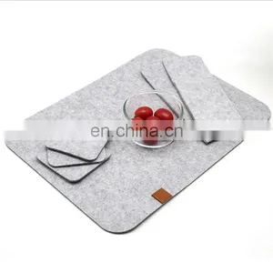 Hot Sales Wool 4mm Thickness Felt Mat for Dinner Made in China thumbnail-1
