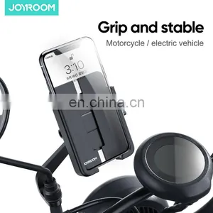 JOYROOM 2020 Universal Bike Phone Mount Bicycle Phone Holder for Mobile Phone Mount Band Bike GPS Clip Motorcycle thumbnail-1