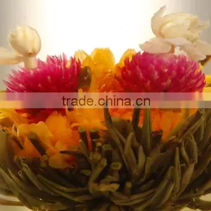 Chinese Artistic Blooming Tea Handmade Flowering Tea thumbnail-1