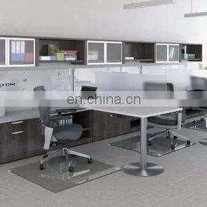 Customize Size Safety Clear Tempered Glass for Modernize Office Glass Chair Mat thumbnail-2