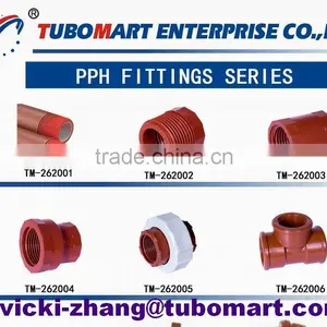 PPH Plastic Pipe Fittings With NPT Thread thumbnail-1