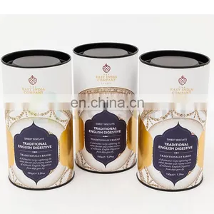 Custom Printed Cylinder Chocolate Boxes Paper Cylinder Packaging Box thumbnail-1
