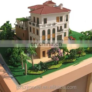 European Style 1:75 Miniature Scale Model House , Model Maker Supply thumbnail-5