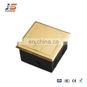 JS-DC120 Top Panel Closed And Opened Smoothly Electrical Charger Floor Socket Outlet Box thumbnail-3