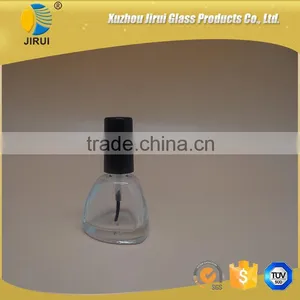 10ml Clear Triangle Glass Nail Polish Bottles thumbnail-1