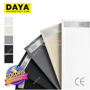Good Price White Square Bathroom Bathroom Resin Shower Tray thumbnail-4