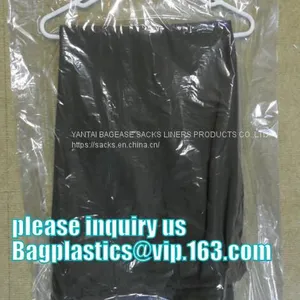 Garment Cover, Clear Poly Dry Cleaning Bags, Disposable Garment Bags, Custom Poly Bags, Garment Packaging Bag Cover Dry Clean Poly Garment Bag Rolls,laundry Dry Cleaning Garment Bag,Clear Polythene 21x4x54'', thumbnail-3