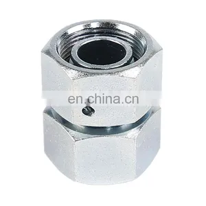 JIC Swivel Adapter Double Ferrule Connector Original Hydraulic Tee Hose Connector Pipe Fitting thumbnail-3