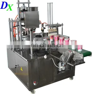 900 Rotary Cup Bottle Plastic Bucket Paste Liquid Filling Sealing Capping Machine thumbnail-4