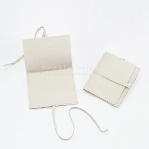 Suede Fabric Jewelry Earrings Ring Necklace Drawsrting Packaging Bags Pouch thumbnail-1