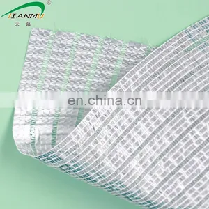 Garden Sun Reflective Aluminum Shade Net Woven Fabric Silver Shade Tarp Mesh Heat Control for Car and Dogs thumbnail-4