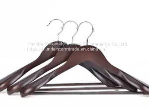 Luxury Natural Wood Coat Hangers For Garment thumbnail-3