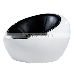 Replica Fiberglass Material PU/genuine Leather Eero Aarnio Half Dome Chair thumbnail-1