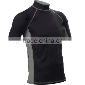Custom Camo Rash Guard, Sports Clothing, Nylon Lycra Shirt Rash Guard for Sale thumbnail-1