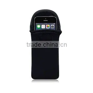 Plain Black Case Cover Protector Carrying Pouch For 5.5 Inch Cell Phone thumbnail-1