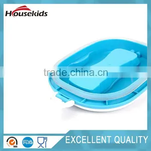 Stainless Steel Liner Double Bento Lunch Box Containers For Kids and Adults 1.8L Blue thumbnail-4