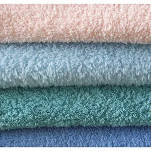 100% Polyester Back Side Brushed Shu Velveteen Faux Fur Sherpa Fleece Fabric‌ thumbnail-4