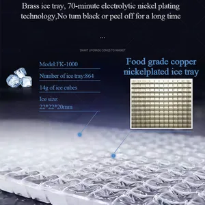 Ice Cube Machine Automatic Commercial 200 kg Cube Ice Maker thumbnail-3