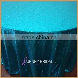 SQN#21 Elegant Decoration Light Purple Sequin High Bar Cocktail Table Cloth for Wedding thumbnail-3