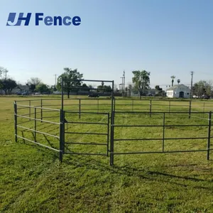Factory Direct Continuous Fence 3 4 5 6 Bar 20ft Continuous Livestock Fence Panels Horse Fence Panels thumbnail-3