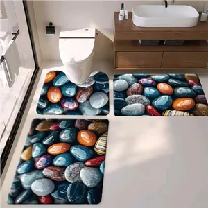 Luxury Wooden Print Anti-Fatigue Mat, Durable PVC Foam, Ergonomic Support for Bath Room thumbnail-3