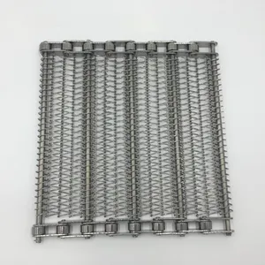 Spiral Chain Mesh With High Temperature Resistant 304 Stainless Steel Wire Mesh Conveyor Belt thumbnail-4