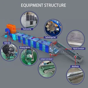 Mesh Belt Conveyor Band Dryer Sea Food Fish Dryer Seaweed Drying Machine EPC thumbnail-2