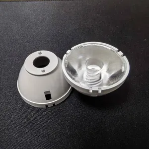 Led Lens, Rectangular Light Spot With 2*5 Degree Beam Angle, 38mm Diameter With Bracket, 3535 Lens thumbnail-1