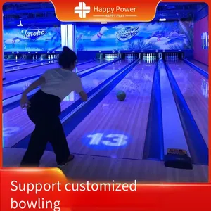 Professional Facilities in a Large Bowling Experience Center, Indoor Training Ground, Virtual Digital Simulation Sports Equipment thumbnail-1