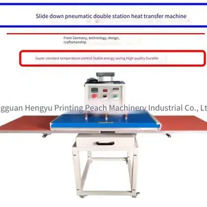 60*80cm Automatic Heat Press Machine, Clothing Pressing Machine, Pillow Pneumatic T-shirt Heat Transfer High-pressure Printing Machine thumbnail-2