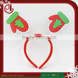 Wooden Gloves Christmas Headband Party Hair Accessorie thumbnail-1