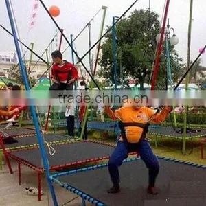 Small Amusement Equipment Bungee Jumping Kids Trampoline thumbnail-1