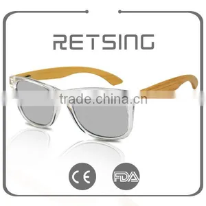Elegent New Style PC Colorful Designer Polarized Wood Sunglasses thumbnail-1