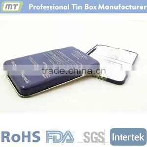 Colorful Print Small Tin Drug Packaging Box With Slide Lid thumbnail-4