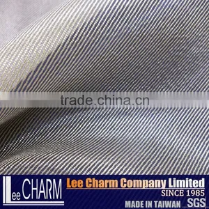 65% Polyester 35% Nylon Cheap Snow White Stripe Organza Fabric Rolls thumbnail-5