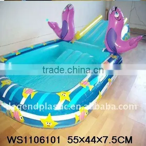 Inflatable Swimming Pool & Slide thumbnail-1