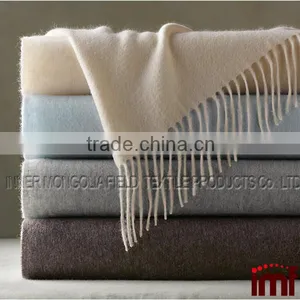 Wool and Cashmere Throw thumbnail-1