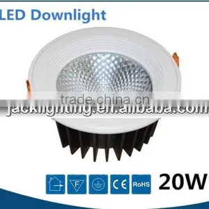 20W High Lumen COB LED Downlight Hot Sale 82RA Epistar Chip Retrofit Dimmable 220V COB Recessed LED Downlights High Power thumbnail-1
