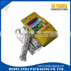 Printed Powder Packaging Bag/plastic Side Gueest Bag/Protein Powder Sachet/milk Powder Packaging Film Roll/stand up Pouch thumbnail-2