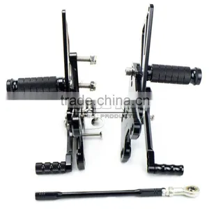 ARS-10R/11 Wholesale Billet Aluminum Motorcycle Rearset Replacement Parts for Kawasaki ZX10R 2011 thumbnail-3