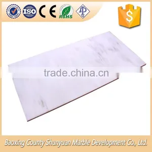 Wholesale Own Querry White Marble With Natural Exclusive Grain, Cheap Washable Durable Marble Plate thumbnail-4